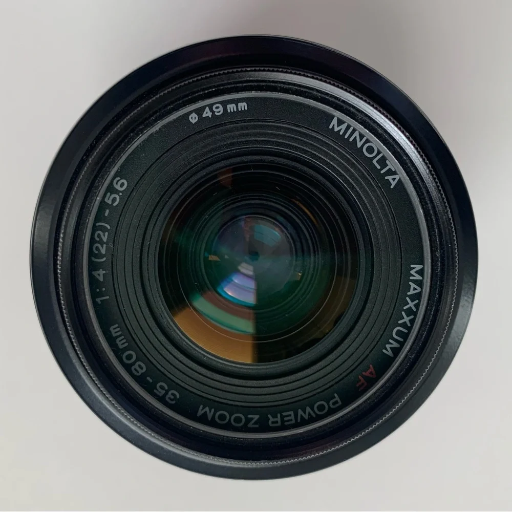 Minolta Maxxum Power Zoom 0.5m/1.6ft. AF 35-80 Lens - Japan